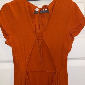 Urban Outfitters Burnt Orange Maxi Dress